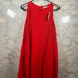 Loft Red Dress size small NWT